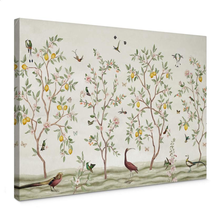 Lienzo Sir Edward - Limonero Chinoiserie