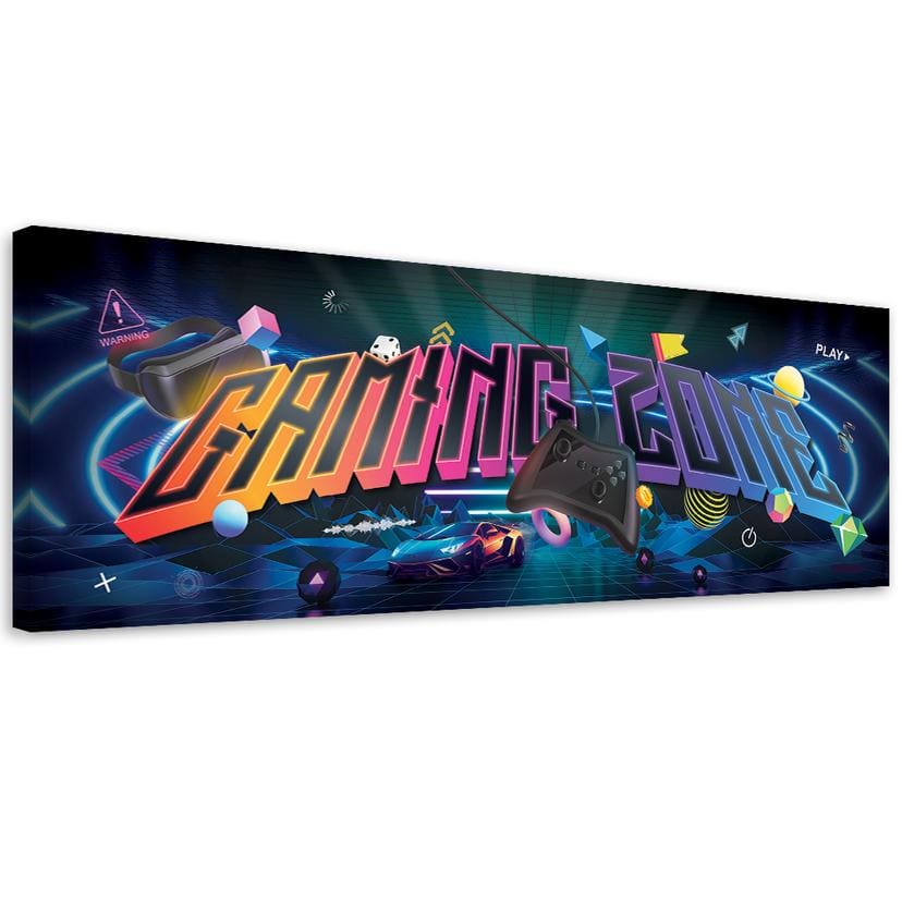 Tableau sur toile, jeux de la zone de jeu