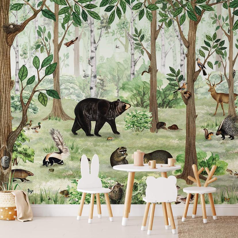 Kikki Belle - fotomural de búsqueda en el bosque