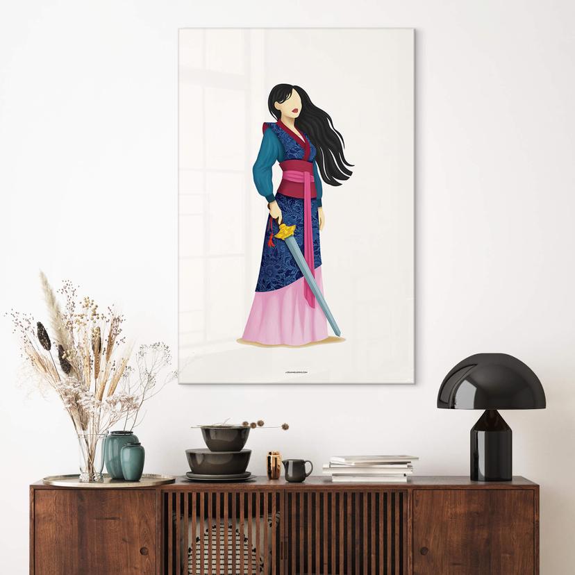 Stampa su vetro acrilico Tohmé - Mulan