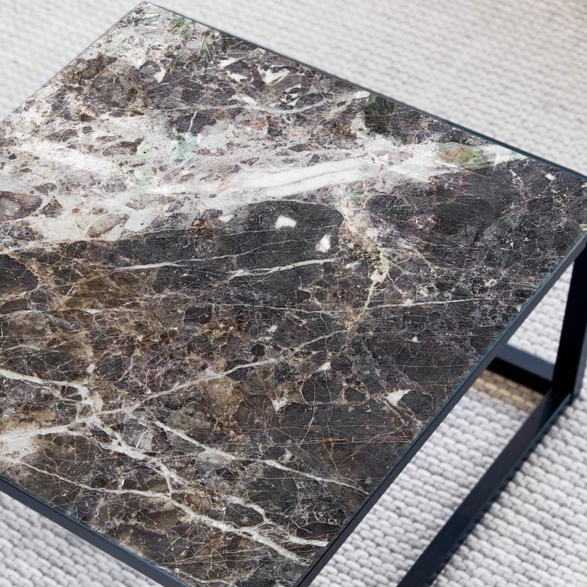 Plateau de table en verre - Marbre 08 - Carré - 60x60 cm