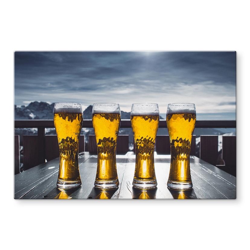 Pannello paraschizzi - Birra ghiacciata