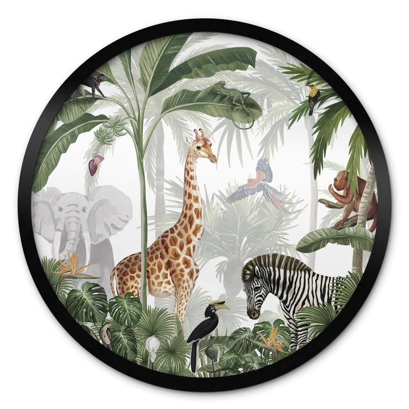 Poster rond Kikki Belle - Jungle