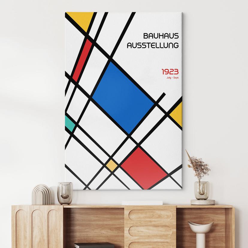 Stampe su tela Mostra Retro Bauhaus 1923 - Retrodrome