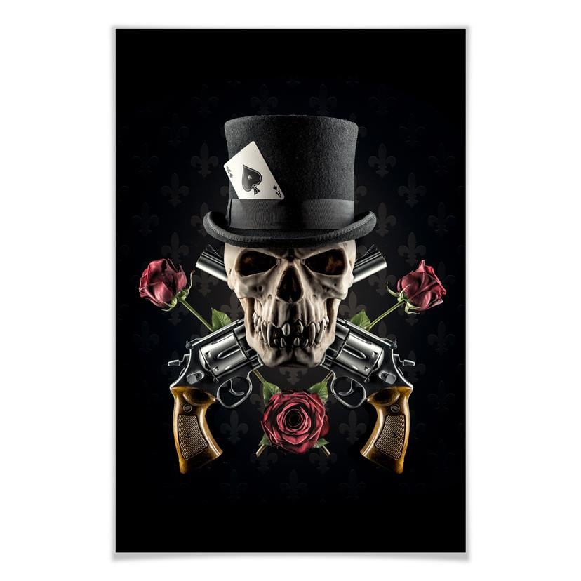 Poster - Damsten - Guns and Roses