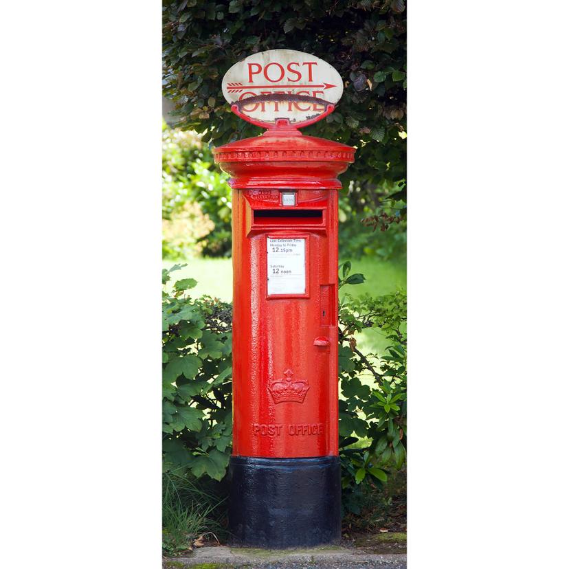Deurfolie Postbox 86x200 cm