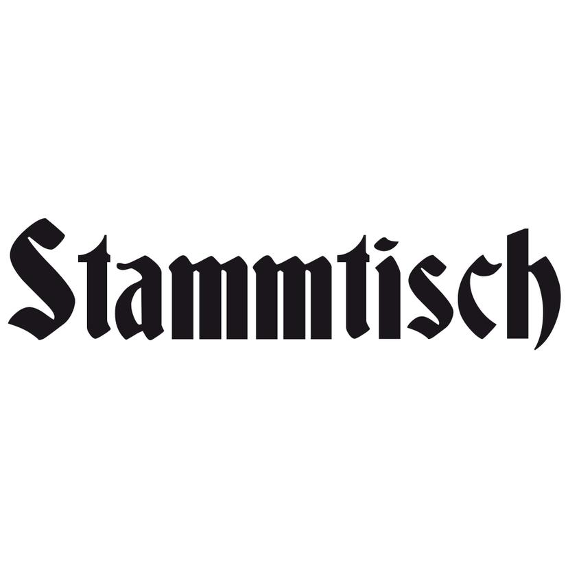 Wandtattoo Stammtisch