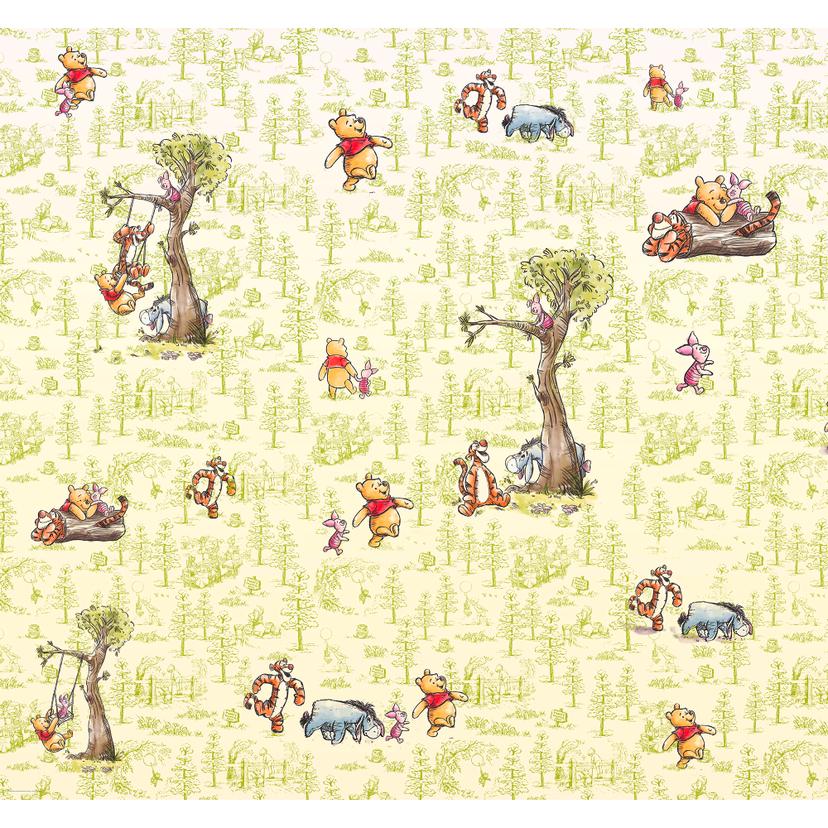 Tapet - Winnie the Pooh venner - 300 x 280 cm