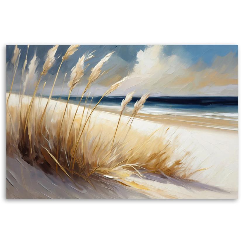Stampa su tela, Spiaggia, paesaggio di dune marine