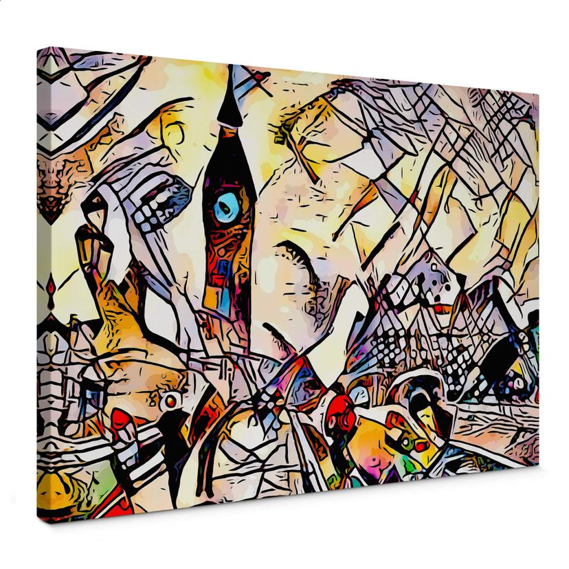 Lienzo Zamart - Kandinsky y el Big Ben de Londres
