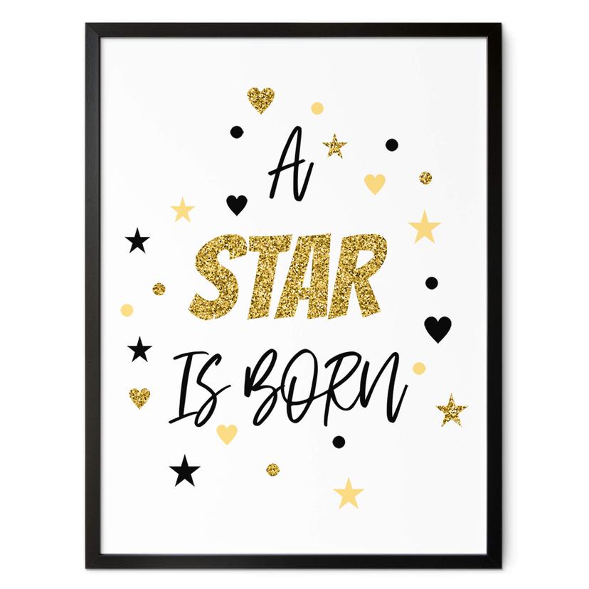 Póster Ha nacido una estrella