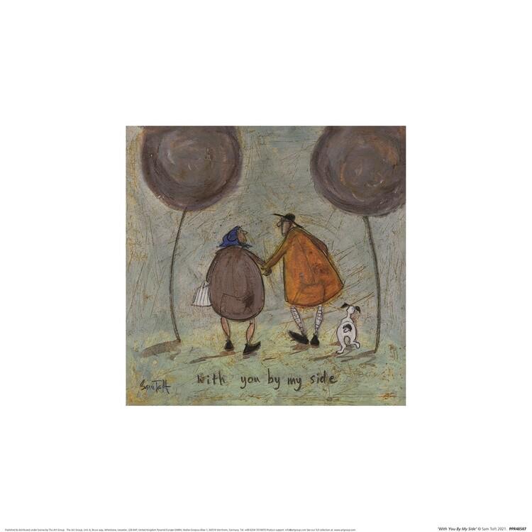 Plakat Sam Toft - With You By My Side kunsttryk, Sam Toft (30 x 30 cm)