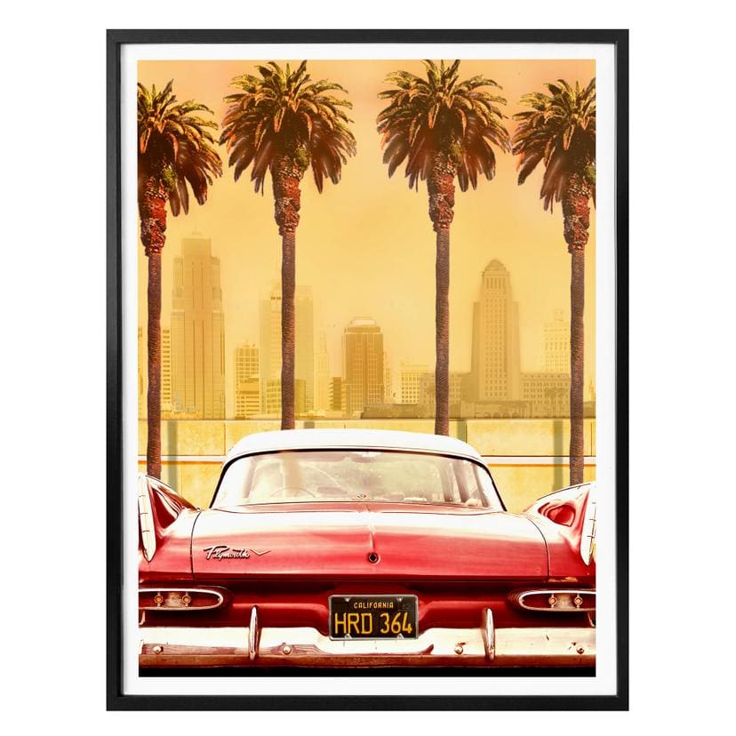 Póster Butterworth - Coche antiguo en Los Ángeles