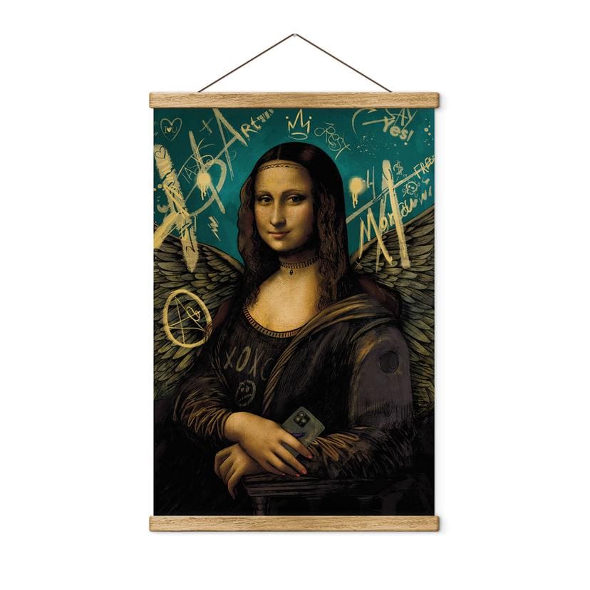 Affiche textile Mona Lisa - modern