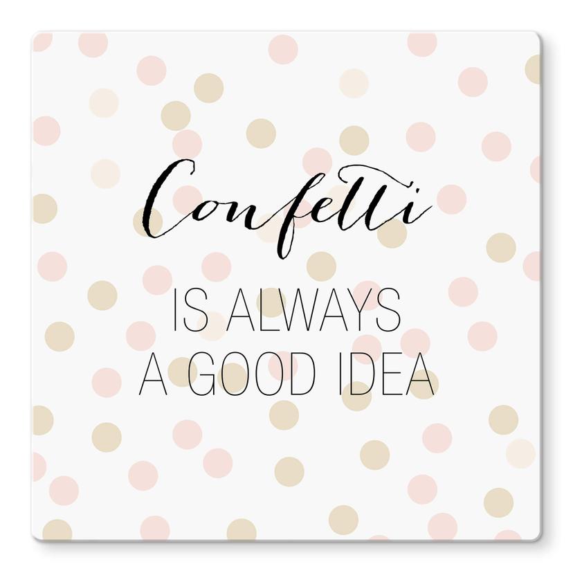 Glass Print Confetti & Cream - Good Idea