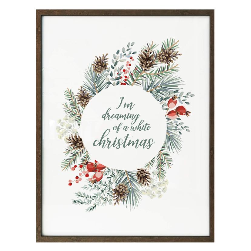 Poster I'm dreaming of a white christmas