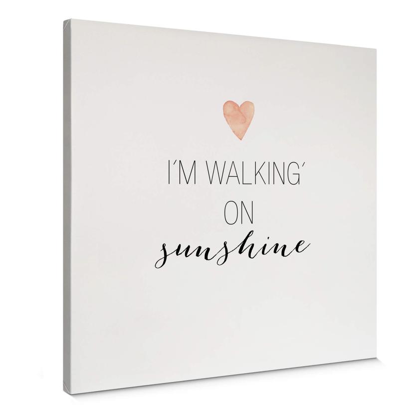 Lienzo Confetti & Cream - I'm walking on sunshine