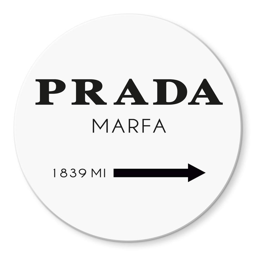 Stampa vetro - Prada Marfa