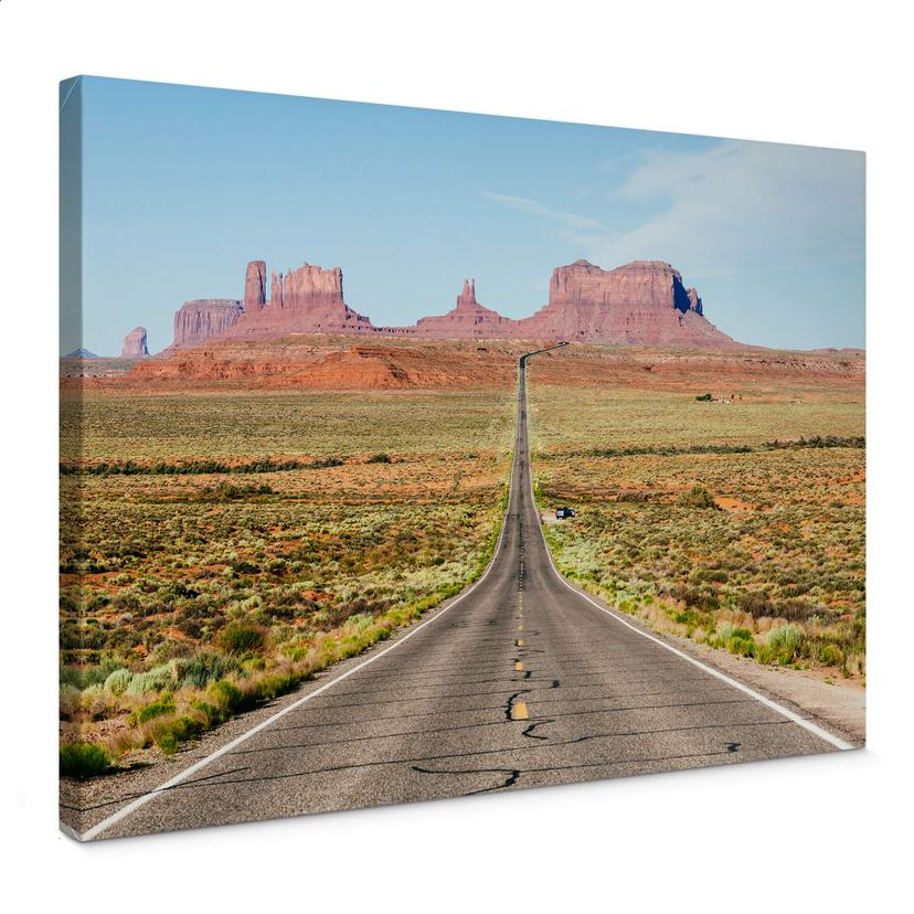 Canvasbillede - Colombo - Monument Valley i Arizona
