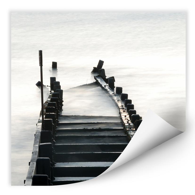 Zelfklevende Poster - Way to Nowhere