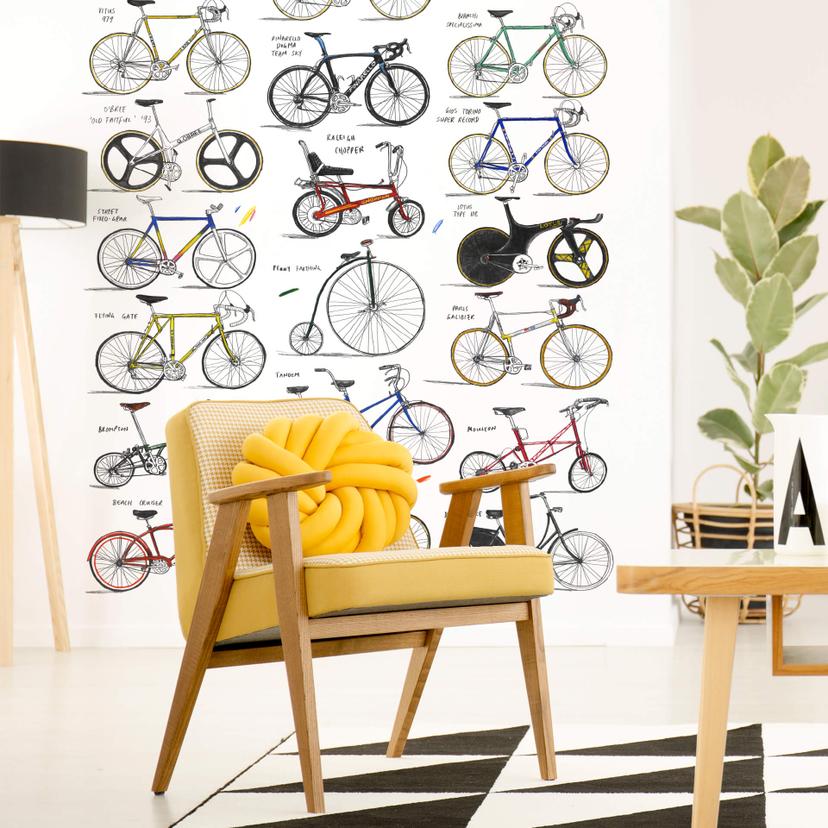 Papier peint photo Sparshott - Vélos - 192x260 cm