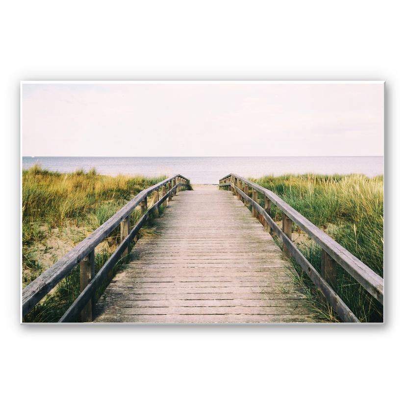 Wanddecoratie Naar het Strand