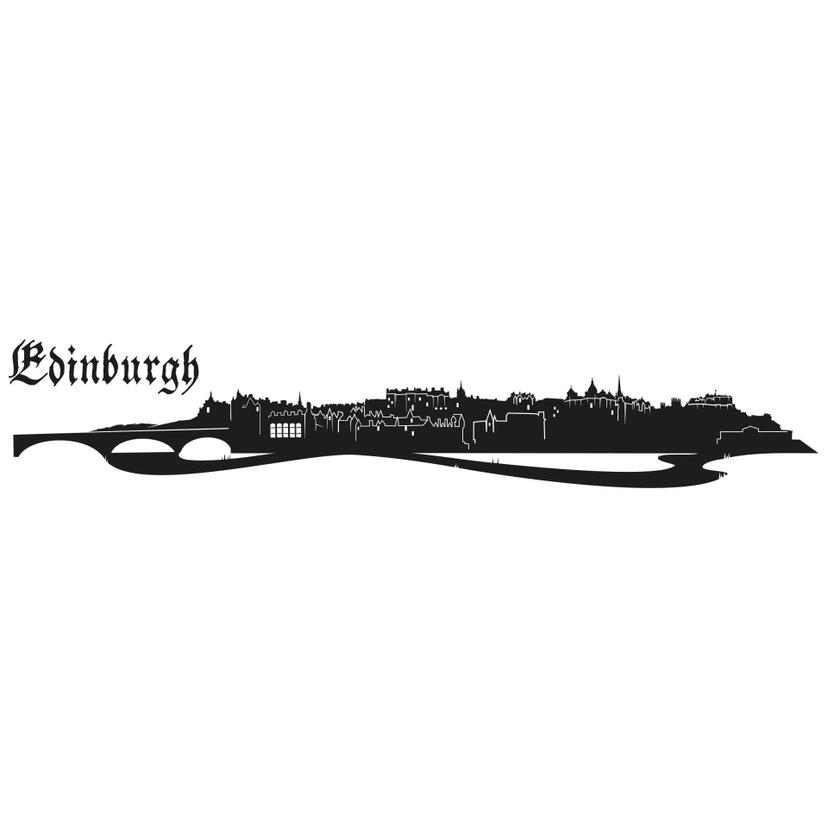 Sticker mural - Edinburgh Skyline