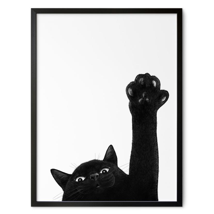 Poster Zeig mir deine Pfote Katze - Korenkova