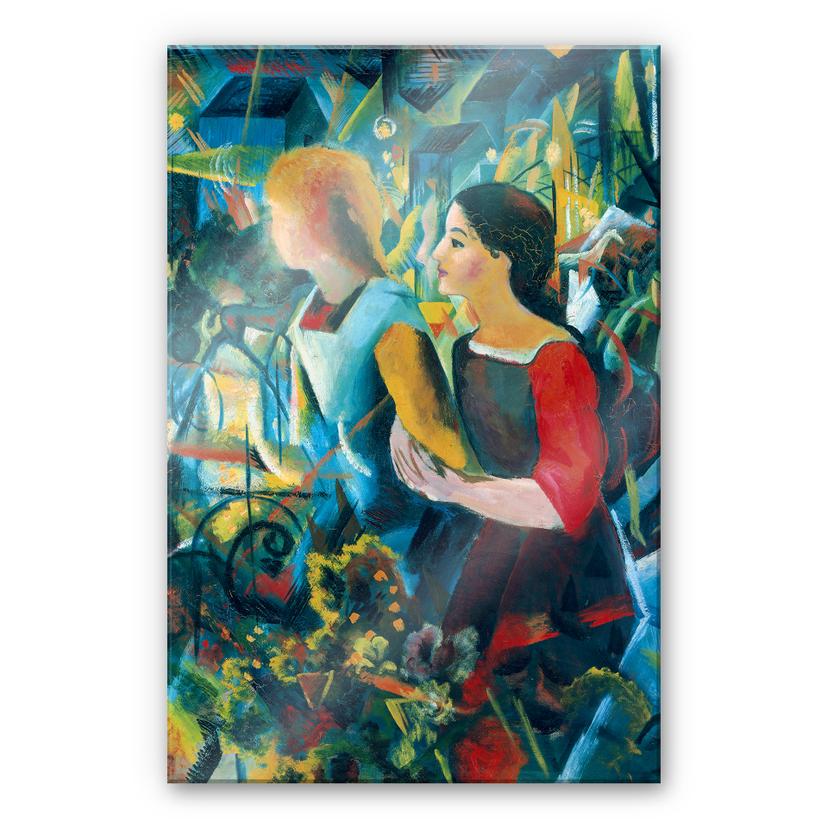 Akrylbillede Macke - To piger