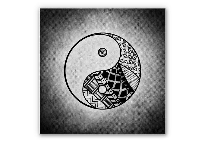 Tableau Forex - Yin et Yang - carré