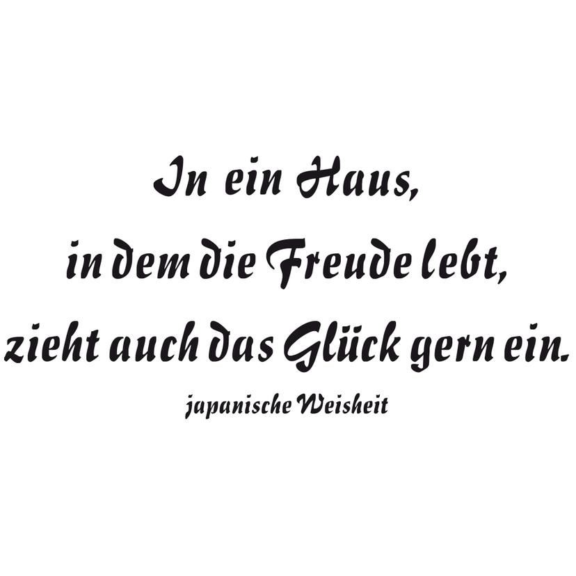 Wandtattoo In ein Haus... 1