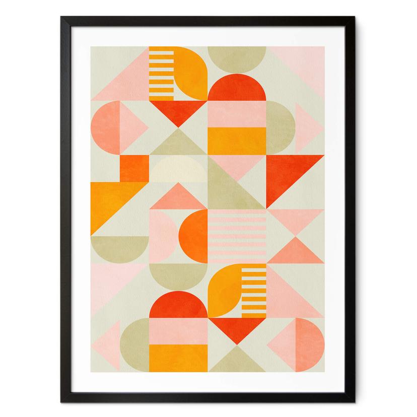 Plakat Bré - Bauhaus Fun Pastel
