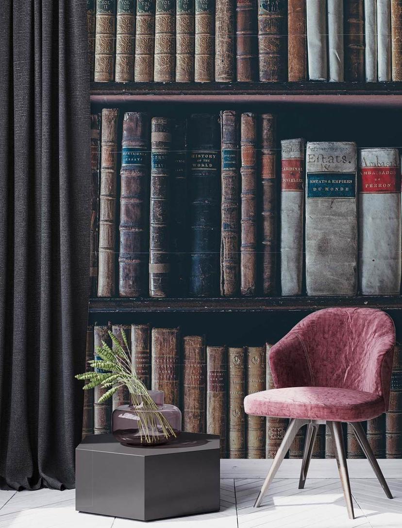 Fototapete, Bücherregal
