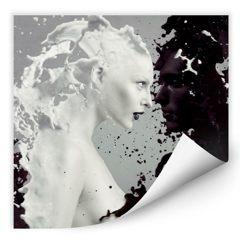 Zelfklevende Poster  Milk & Coffee