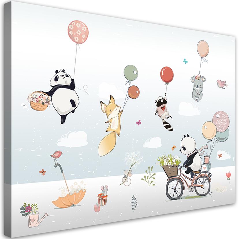 Canvasbillede, Farverige ballondyr