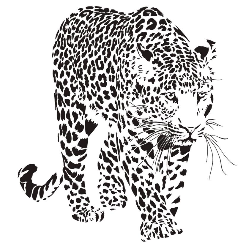 Adesivo murale - Leopardo