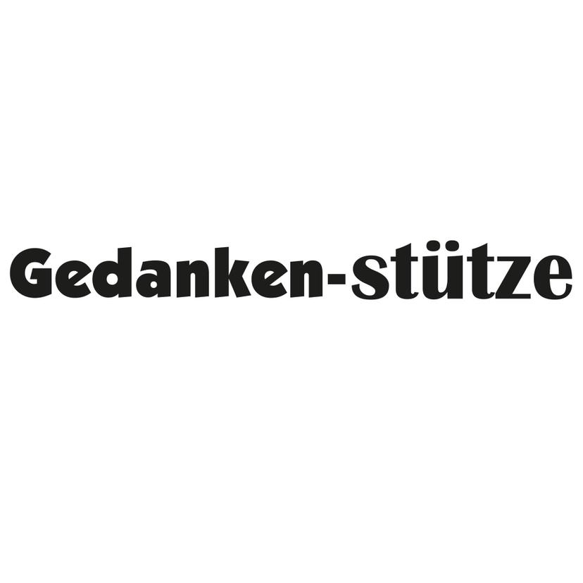 Wandtattoo Gedankenstütze