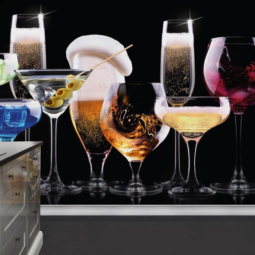 Cocktail feeling ophængeligt tapet