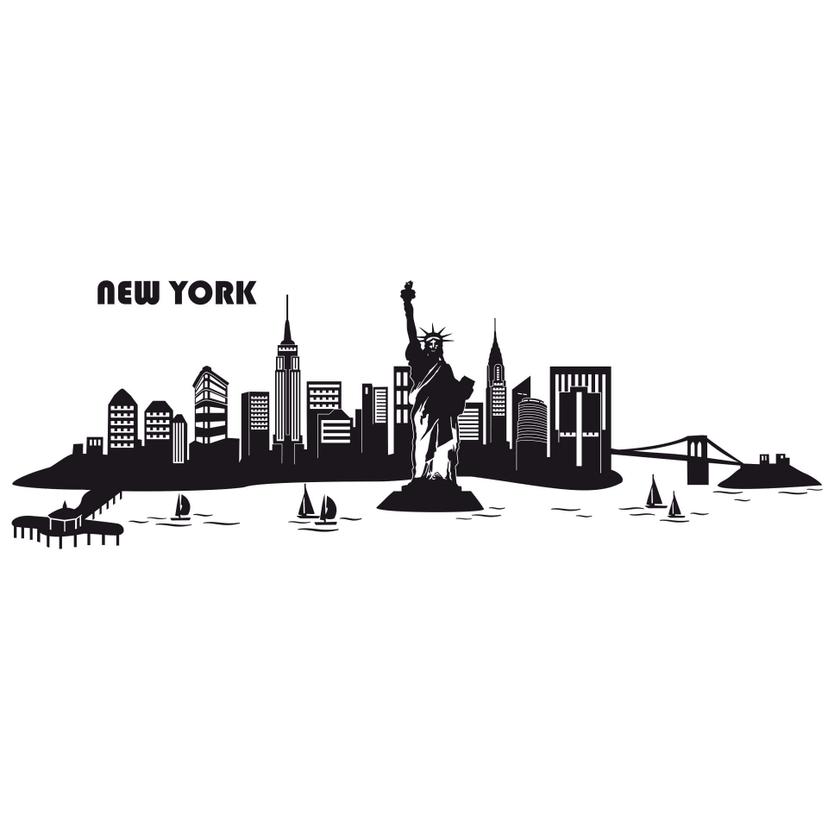 Sticker mural - New York Skyline 2