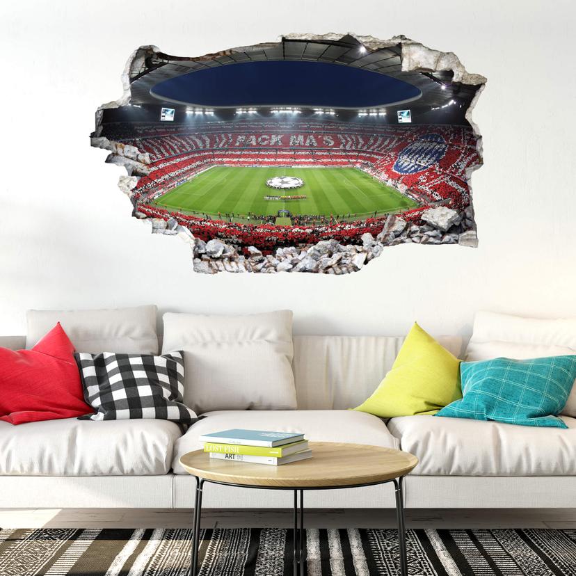 3D Muursticker Bayern München - Pack Ma's