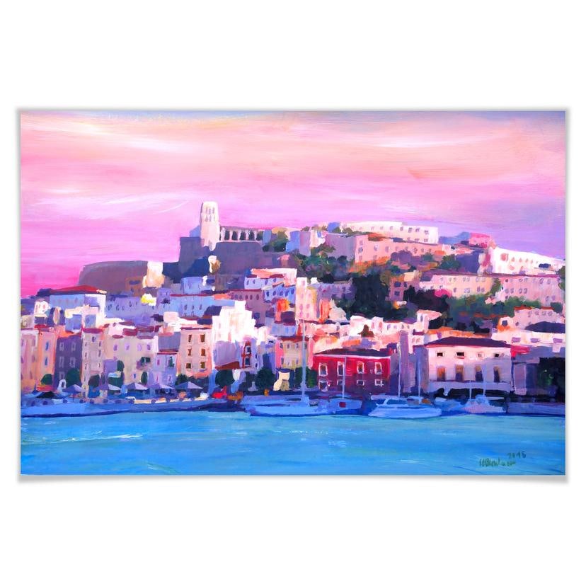 Poster - Bleichner - Ibiza -  The Pearl of the Mediterranean