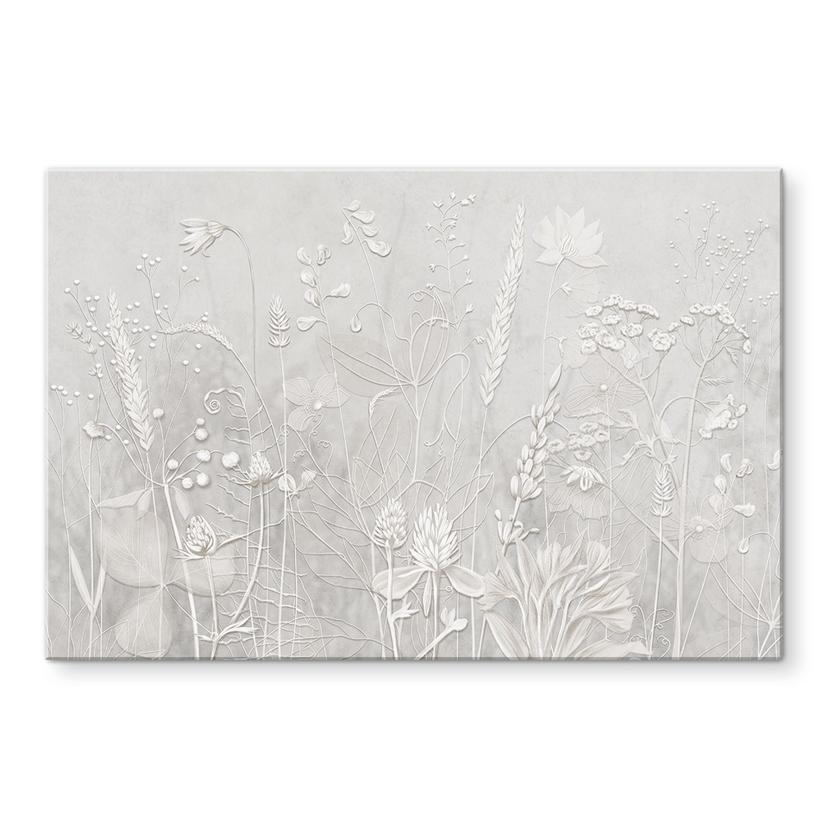 Acrylglas schilderij Planten in wit in modern ontwerp - Ms Tiff