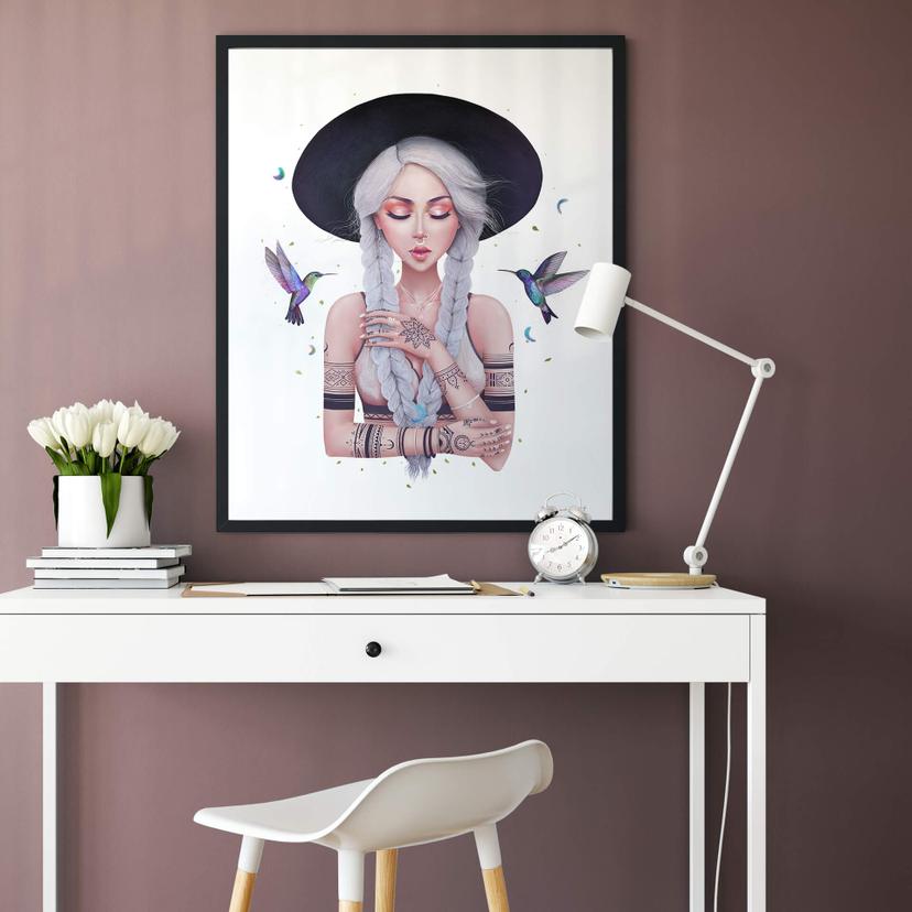 Póster Korenkova - Boho Girl 2