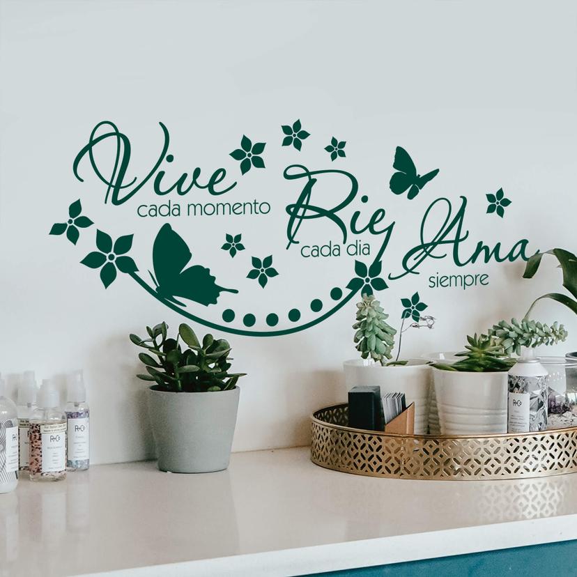 Sticker mural - Vive cada momento...