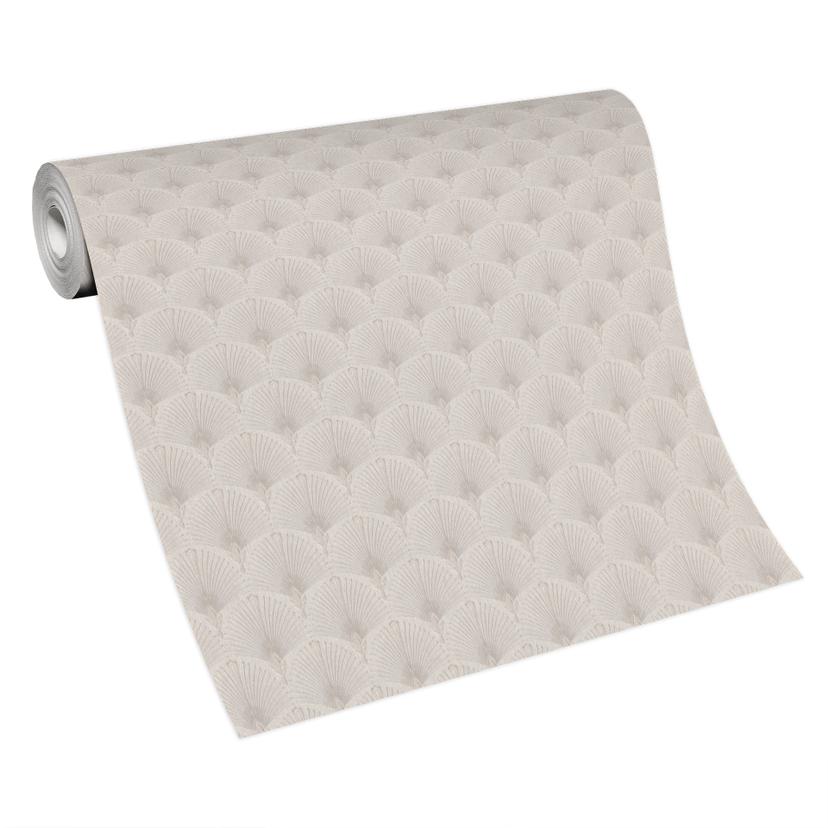 Carta da parati a ventaglio in tessuto non tessuto Erismann Versailles taupe