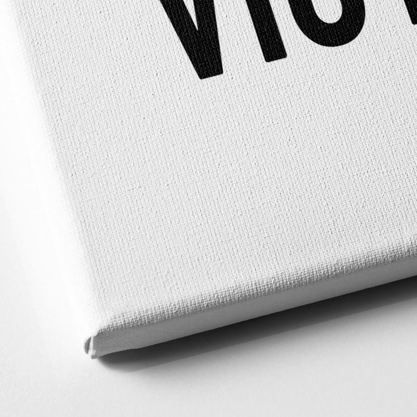 Personaliseerbaar Canvas schilderij rugnummer