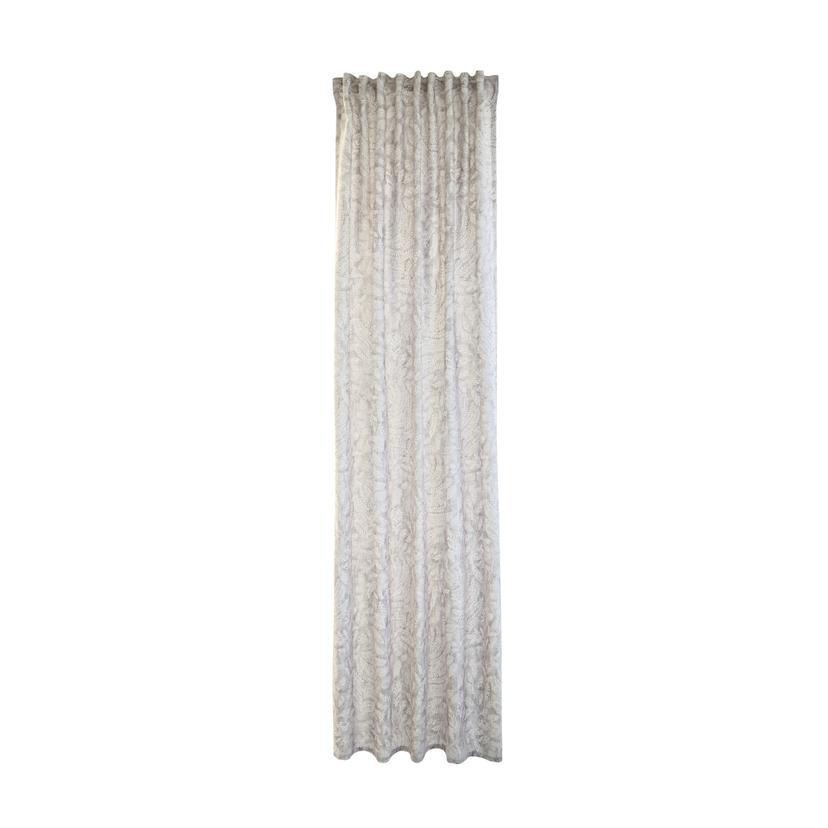 Homing Vorhang mit verdeckten Schlaufen Tano grau -  2.45 x 1.4 m