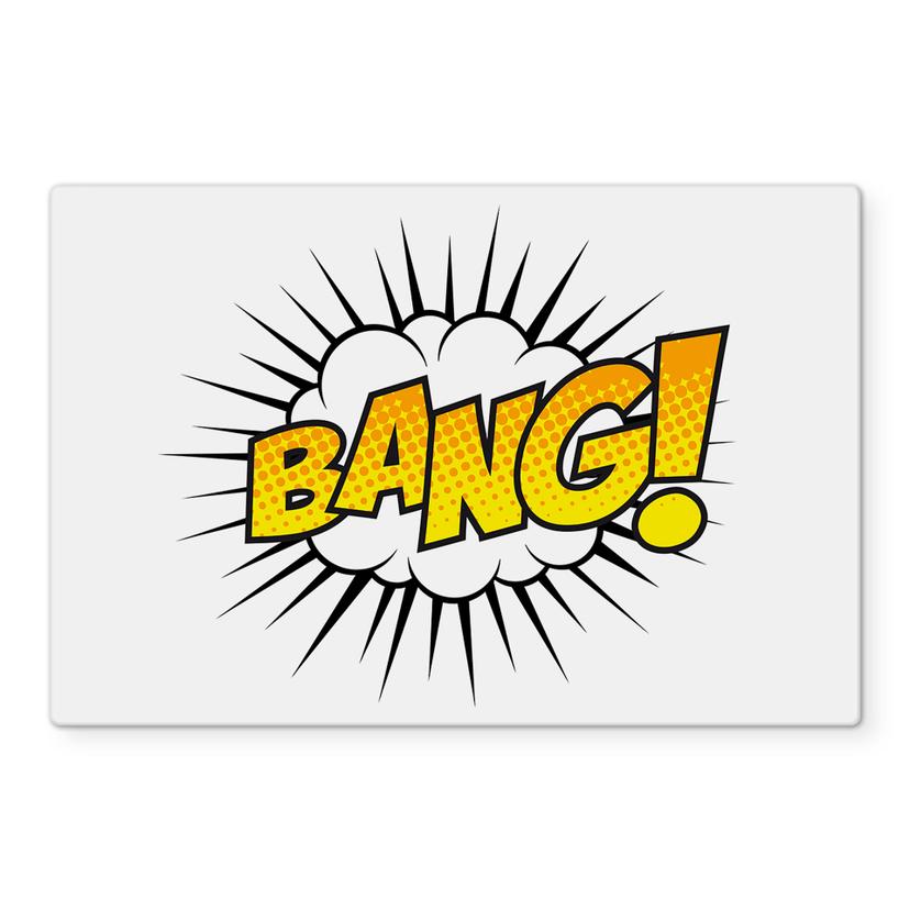 Pannello paraschizzi - Bang - fumetto