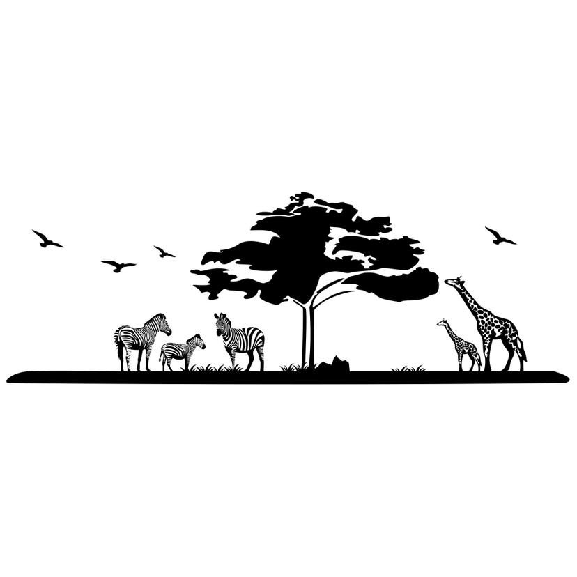 Adesivo murale - Africa 4