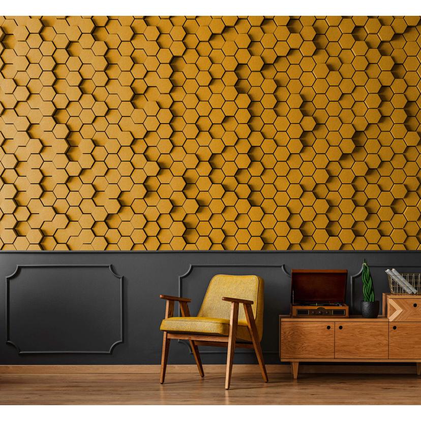 Livingwalls Fototapet Walls by Patel 2 Honeycomb 1